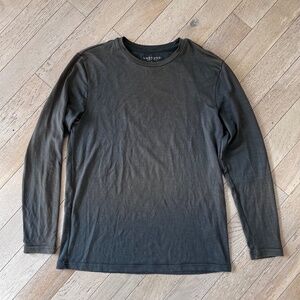 Unbound Merino Shirt Long Sleeve Men's Small 100% Merino Wool Baselayer Green